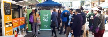 <h5><a href="https://wastematters.hornsby.nsw.gov.au/consultation/">‘Waste Matters’ pop-up stalls</a> were located at Hornsby, Beecroft, Galston and Berowra Heights, where we asked the community what we should do to reduce waste going to landfill  – <strong>Aug 2018</strong> </h5>